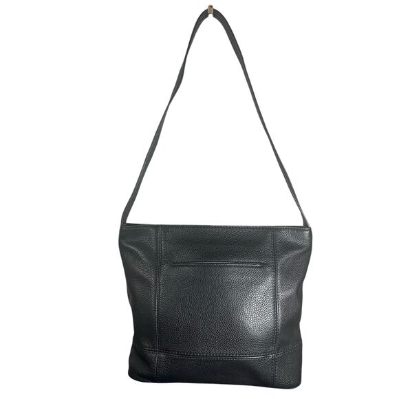 The Sak Black Leather Shoulder Bag Slouchy Soft Pebbled Everyday Purse - Picture 4 of 11